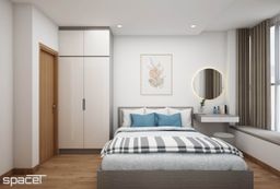 Phòng ngủ - Căn hộ Terra Mia 50m2 - Phong cách Modern  