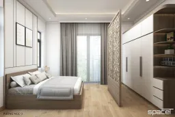 Phòng ngủ - Nhà phố Vĩnh Cửu Đồng Nai - Phong cách Modern 