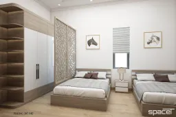 Phòng ngủ - Nhà phố Vĩnh Cửu Đồng Nai - Phong cách Modern 