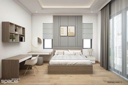 Phòng ngủ - Nhà phố Vĩnh Cửu Đồng Nai - Phong cách Modern 