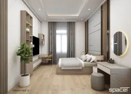 Phòng ngủ - Nhà phố Vĩnh Cửu Đồng Nai - Phong cách Modern 