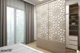 Phòng ngủ - Nhà phố Vĩnh Cửu Đồng Nai - Phong cách Modern 