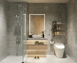 Phòng tắm - Căn hộ Charm Plaza Bình Dương - Phong cách Modern 