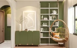Góc thư giãn - Căn hộ Charm City Bình Dương - Phong cách Modern 
