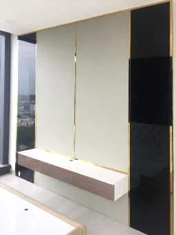 Phòng ngủ - Căn hộ Lux 6 (Vinhomes Ba Son) - Phong cách Modern 