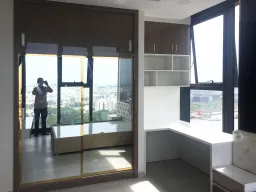Phòng ngủ - Căn hộ Lux 6 (Vinhomes Ba Son) - Phong cách Modern 