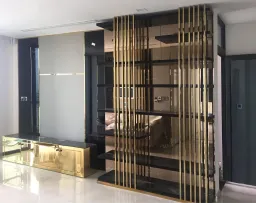 Phòng khách - Căn hộ Lux 6 (Vinhomes Ba Son) - Phong cách Modern 