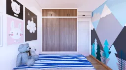 Phòng cho bé - Căn hộ Diamond Q.8 - Phong cách Modern 