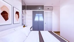 Phòng ngủ - Căn hộ Diamond Q.8 - Phong cách Modern 
