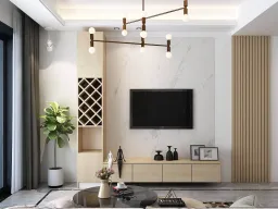 Phòng khách - Căn hộ Carillon 7 Tân Phú - Phong cách Modern 
