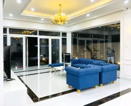 Phòng khách - Biệt thự Tánh Linh Bình Thuận - Phong cách Neo Classic 