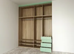 Phòng ngủ - Nhà phố Biên Hoà (Bếp và Tủ áo) - Phong cách Modern 