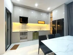 Phòng bếp - Nhà phố Biên Hòa 44m2 - Phong cách Modern 
