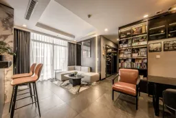 Phòng khách - Cải tạo Căn hộ Vinhomes Central Park - Phong cách Modern 