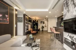 Phòng khách, Phòng ăn - Cải tạo Căn hộ Vinhomes Central Park - Phong cách Modern 