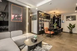Phòng khách, Phòng ăn - Cải tạo Căn hộ Vinhomes Central Park - Phong cách Modern 