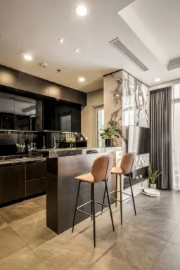 Phòng bếp - Cải tạo Căn hộ Vinhomes Central Park - Phong cách Modern 