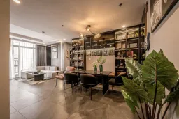 Phòng khách, Phòng ăn - Cải tạo Căn hộ Vinhomes Central Park - Phong cách Modern 