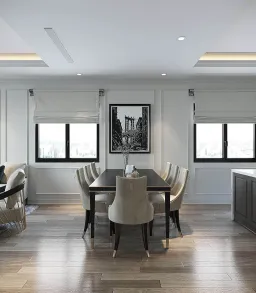 Phòng ăn - Căn hộ Nơ Trang Long Quận Phú Nhuận - Phong cách Neo Classic 