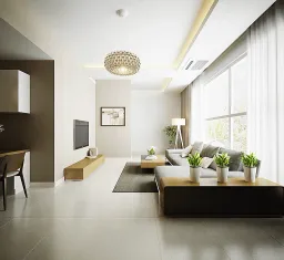 Phòng khách - Căn hộ Star Hill Quận 7 - Phong cách Modern 
