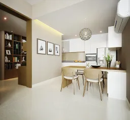 Phòng bếp, Phòng ăn - Căn hộ Star Hill Quận 7 - Phong cách Modern 