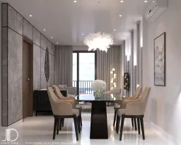 Phòng ăn - Căn hộ HaDo Centrosa Garden Quận 10 (Ms Nhung) - Phong cách Modern 