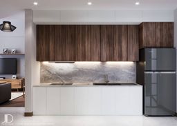 Phòng bếp - Căn hộ Feliz En Vista Quận 2 (Mr Thoại) - Phong cách Modern 