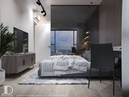 Phòng ngủ - Căn hộ Feliz En Vista Quận 2 (Mr Cường) - Phong cách Modern 