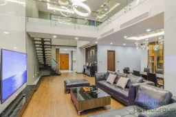 Phòng khách - Căn hộ Penthouse Comatce Tower Hà Nội - Phong cách Modern 