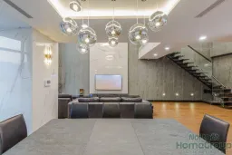 Phòng khách, Phòng ăn - Căn hộ Penthouse Comatce Tower Hà Nội - Phong cách Modern 