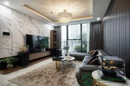 Phòng khách - Căn hộ Sunshine City Ciputra Hà Nội - Phong cách Modern 