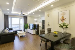 Phòng khách, Phòng ăn - Căn hộ Dương Nội Hà Nội - Phong cách Neo Classic 
