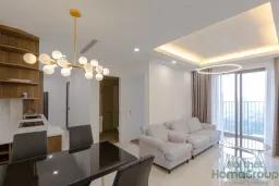 Phòng khách, Phòng ăn - Căn hộ D'Capitale Hà Nội 70m2 - Phong cách Modern 