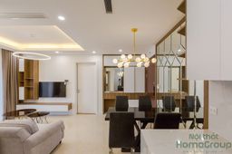 Phòng ăn - Căn hộ D'Capitale Hà Nội 70m2 - Phong cách Modern 