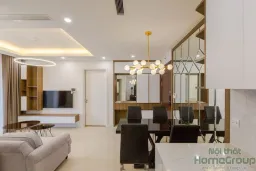 Phòng ăn - Căn hộ D'Capitale Hà Nội 70m2 - Phong cách Modern 