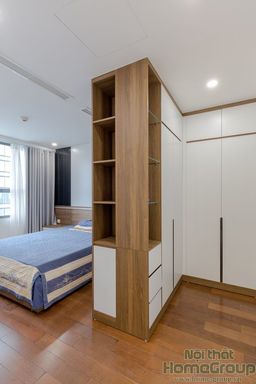 Phòng ngủ - Căn hộ D'Capitale Hà Nội 70m2 - Phong cách Modern 