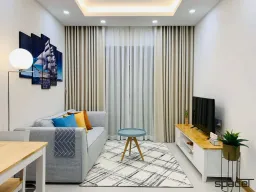 Phòng khách - Căn hộ New City 2PN - Phong cách Scandinavian 