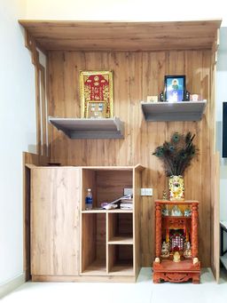 Phòng thờ - Cải tạo Căn hộ Botanica Tân Bình - Phong cách Japandi 