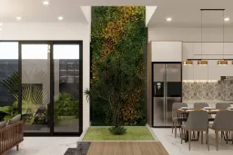 Phòng bếp, Phòng ăn - Nhà phố Dĩ An Bình Dương - Phong cách Modern + Scandinavian 