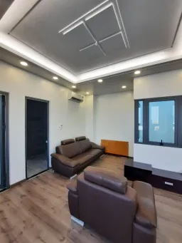 Phòng khách - Nhà phố Nguyễn Trung Trực Quận Bình Thạnh - Phong cách Modern 