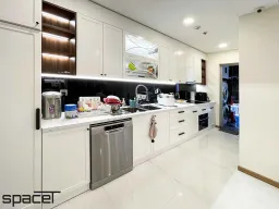Phòng bếp - Căn hộ Vinhomes Central Park Bình Thạnh - Phong cách Neo Classic 