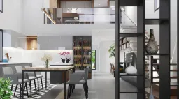 Phòng ăn - Nhà phố Long Thành Đồng Nai - Phong cách Modern 