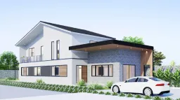 Mặt tiền - Nhà phố Long Thành Đồng Nai - Phong cách Modern 