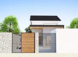 Mặt tiền - Nhà phố Long Thành Đồng Nai - Phong cách Modern 