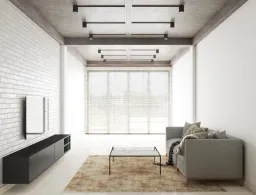 Phòng khách - Cải tạo Nhà phố Gò Vấp - Phong cách Industrial + Minimalist 