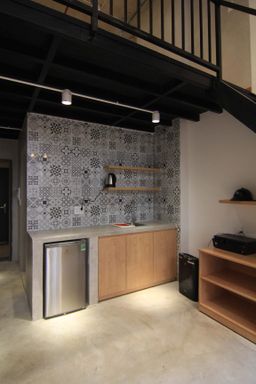 Phòng bếp - Căn hộ Sky9 Quận 9 - Phong cách Industrial + Japandi 