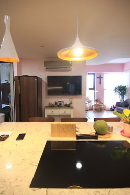Phòng khách, Phòng bếp - Căn hộ Centana Quận 2 - Phong cách Modern 