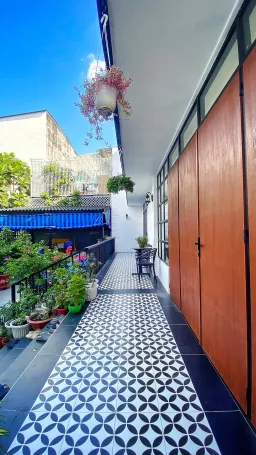Sân vườn - Nhà phố Quận 8 - Phong cách Modern 