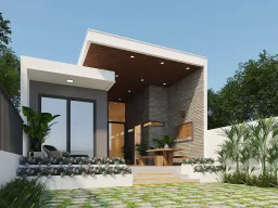 Sân vườn - Nhà vườn Bảo Lộc - Phong cách Modern 