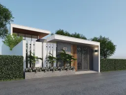 Ngoại cảnh - Nhà vườn Bảo Lộc - Phong cách Modern 